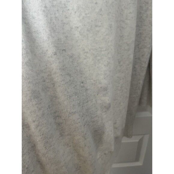 Gap Body Angora Blend  Light Gray Open Front Cardigan Size Medium  Cozy Lounge - Picture 4 of 7